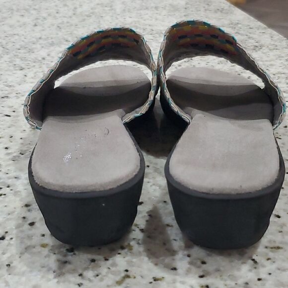 Aerosoles Cake Badder multicolored slide sandals size 9 - Picture 4 of 8